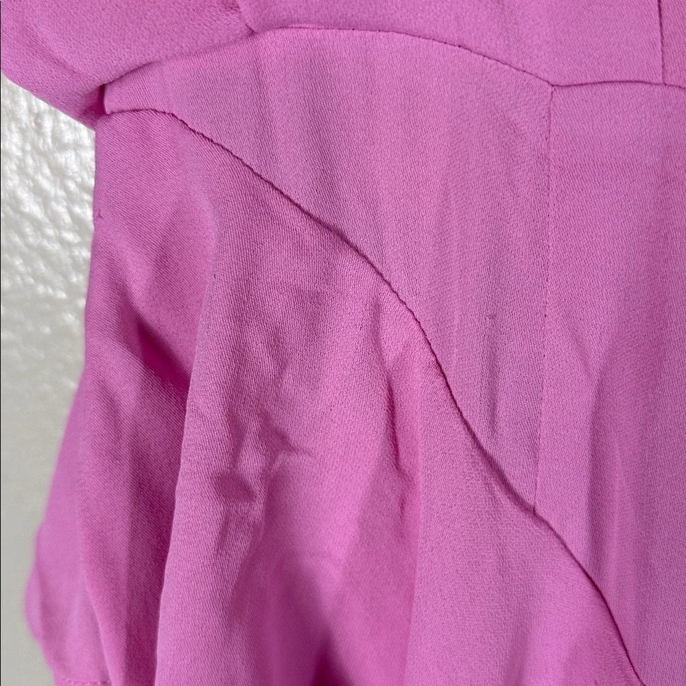 L’academie by Marianna Zita Midi Dress in Purple & Coral
